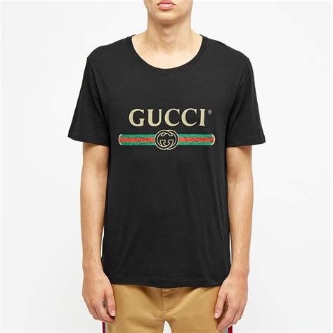 black gucci fake logo t shirt|authentic gucci labels.